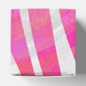 Zebra Hot Pink en White Print Bedankdoosjes (Bovenkant)