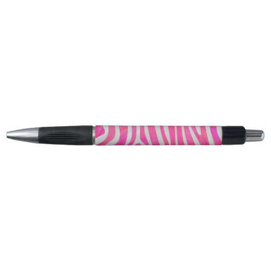 Zebra Hot Pink en White Print Pen (Voorkant)