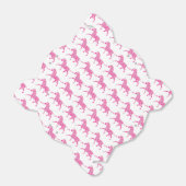 Zebra Hot Pink en White Silhouette Bedankdoosjes (Uitgevouwen)