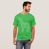 Zebra houdt van dieren t-shirt (Voorkant volledig)
