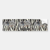 ZEBRA HUG BUMPERSTICKER (Voorkant)