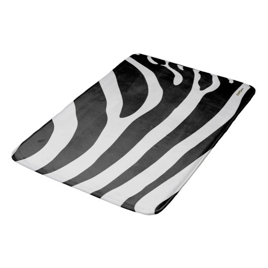 Zebra huid badmat (Gekanteld)