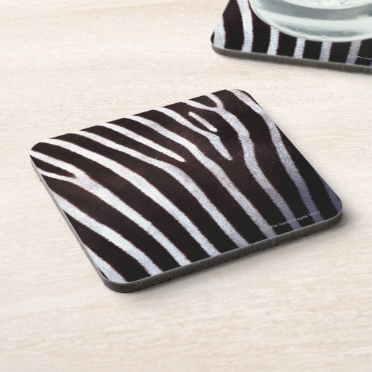 zebra-huid bier onderzetter (Linkerzijde)