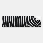 Zebra huid bumpersticker (Voorkant)
