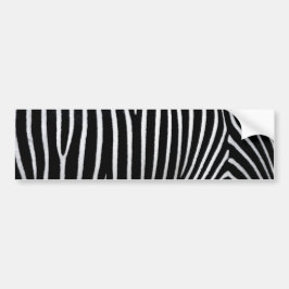 Zebra huid bumpersticker