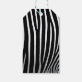 Zebra huid cadeaulabel (Voorkant)