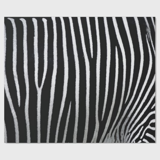 Zebra huid cadeaupapier (Vlak)