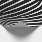 Zebra huid cadeaupapier (Hoek)