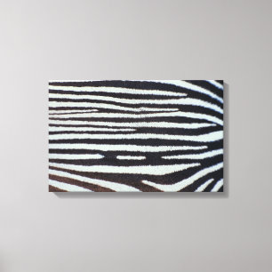 Zebra huid canvas afdruk