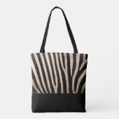 Zebra Huid Collectie Canvas tas (Achterkant)