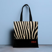 Zebra Huid Collectie Canvas tas