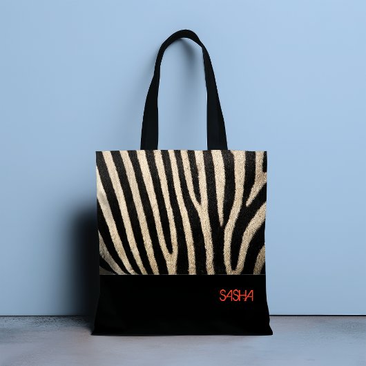 Zebra Huid Collectie Canvas tas