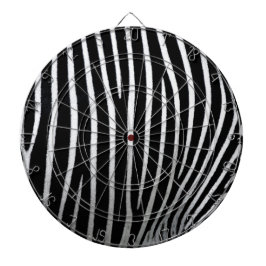 Zebra huid dartbord