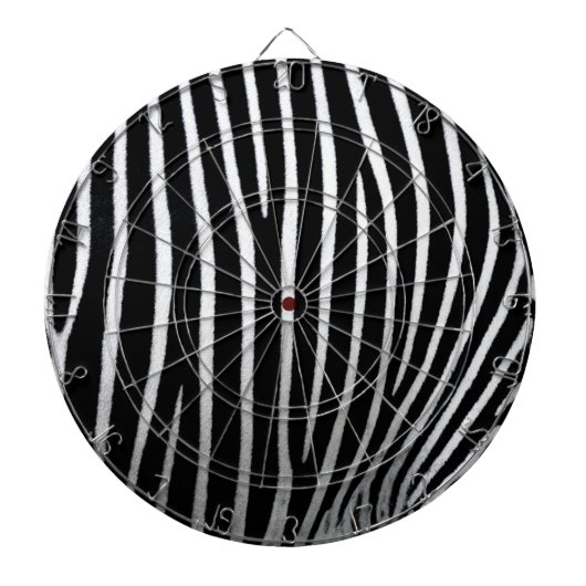 Zebra huid dartbord (Voorkant)