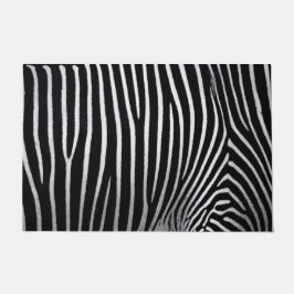 Zebra huid deurmat