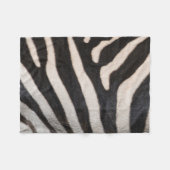 ZEBRA HUID FLEECE DEKEN (Voorkant (Horizontaal))