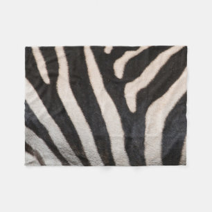 ZEBRA HUID FLEECE DEKEN