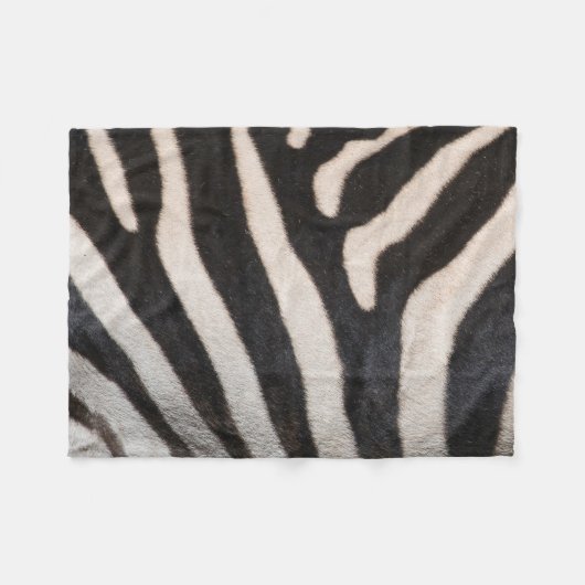 ZEBRA HUID FLEECE DEKEN (Voorkant (Horizontaal))