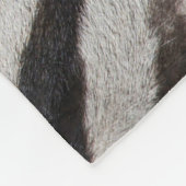 ZEBRA HUID FLEECE DEKEN (Hoek)