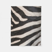 ZEBRA HUID FLEECE DEKEN (Voorkant)
