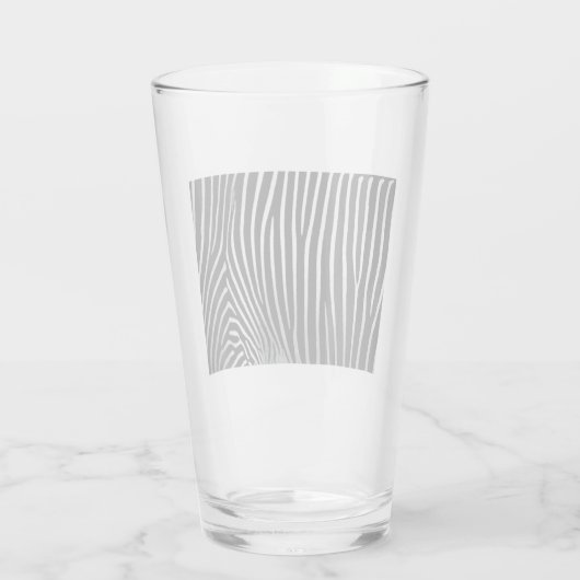 Zebra huid glas (Achterkant)