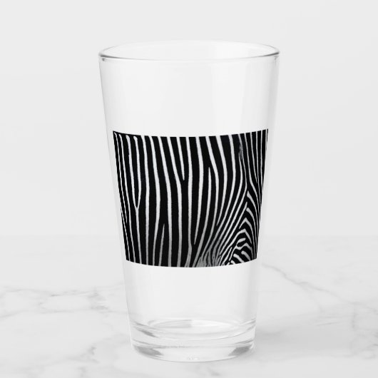 Zebra huid glas (Voorkant)
