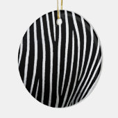 Zebra huid keramisch ornament (Links)