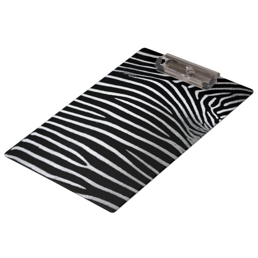 Zebra huid klembord (Gekanteld)