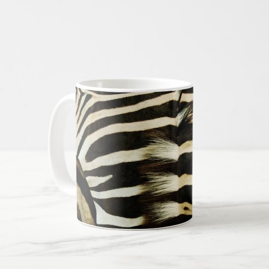 Zebra huid koffiemok (Voorkant links)