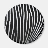 Zebra huid magneet (Voorkant)