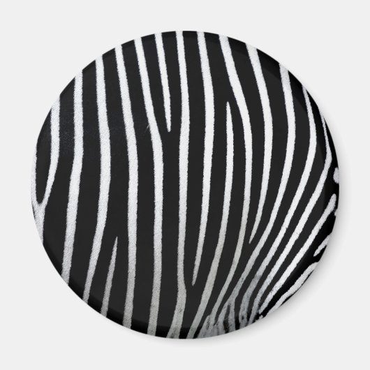 Zebra huid magneet (Voorkant)