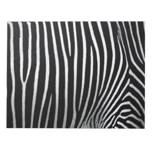 Zebra huid notitieblok