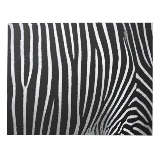 Zebra huid notitieblok (Voorkant)