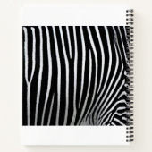 Zebra huid notitieboek (Achterkant)