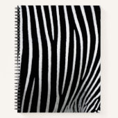 Zebra huid notitieboek (Voorkant)