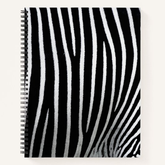 Zebra huid notitieboek (Voorkant)