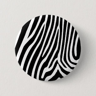 zebra huid, patronen ronde button 5,7 cm
