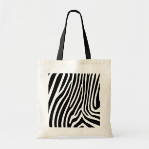 zebra huid, patronen tote bag