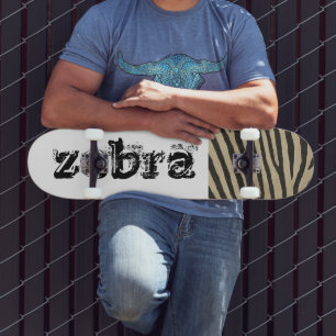 Zebra huid persoonlijk skateboard