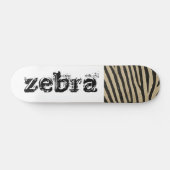 Zebra huid persoonlijk skateboard (Horizontaal)