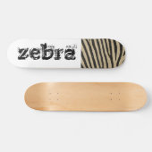 Zebra huid persoonlijk skateboard (Horizontaal)