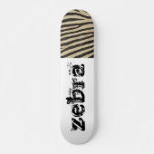 Zebra huid persoonlijk skateboard (Voorkant)