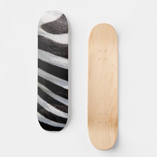 Zebra huid persoonlijk skateboard (Voorkant)