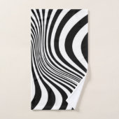 Zebra Huid Print Textuur Patroon Bad Handdoek (Handdoek)