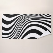 Zebra Huid Print Textuur Patroon Badhanddoek (Badhanddoek)