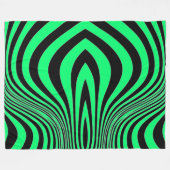 Zebra Huid Print Textuur Patroon Fleece Deken (Voorkant (Horizontaal))
