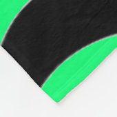 Zebra Huid Print Textuur Patroon Fleece Deken (Hoek)
