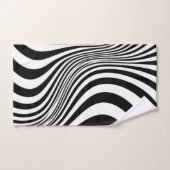 Zebra Huid Print Textuur Patroon Handdoek (Handdoek)