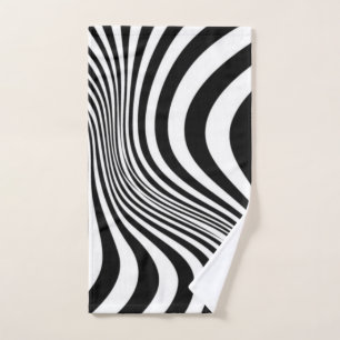 Zebra Huid Print Textuur Patroon Handdoek