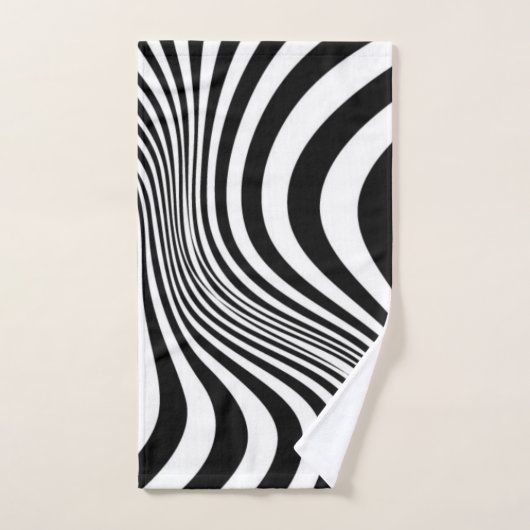 Zebra Huid Print Textuur Patroon Handdoek (Handdoek)